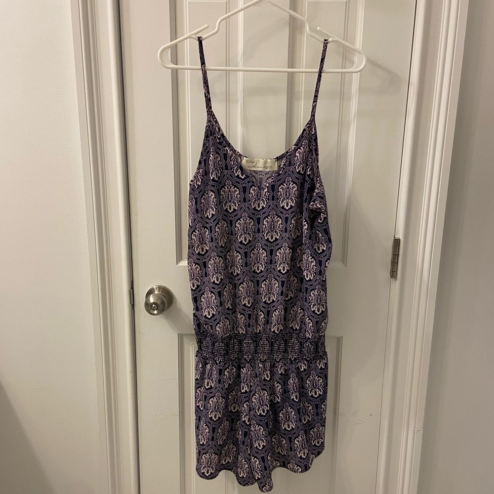 Vintage Havana Printed Romper
